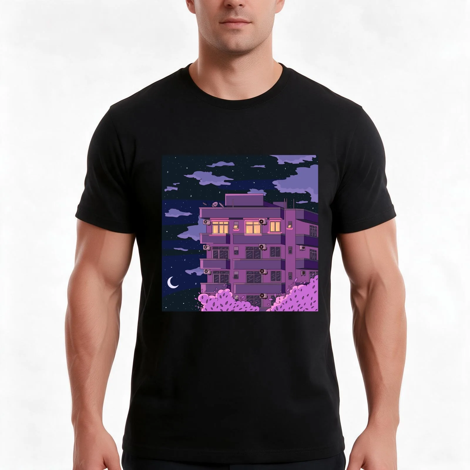 Only Ones Awake T-Shirt, Summer Casual Cotton Tee, Oversized Streetwear Tops, Vintage Graphic Print, Loose Fit Short Sleeve