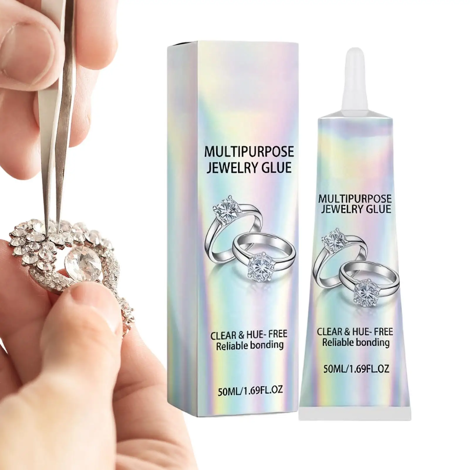 50ml Adhesive Jewelry Glue Repair Mobile Phone Touch Screen Epoxy Resin Rhinestone Craft Jewelry Adhesive Liquid Glue