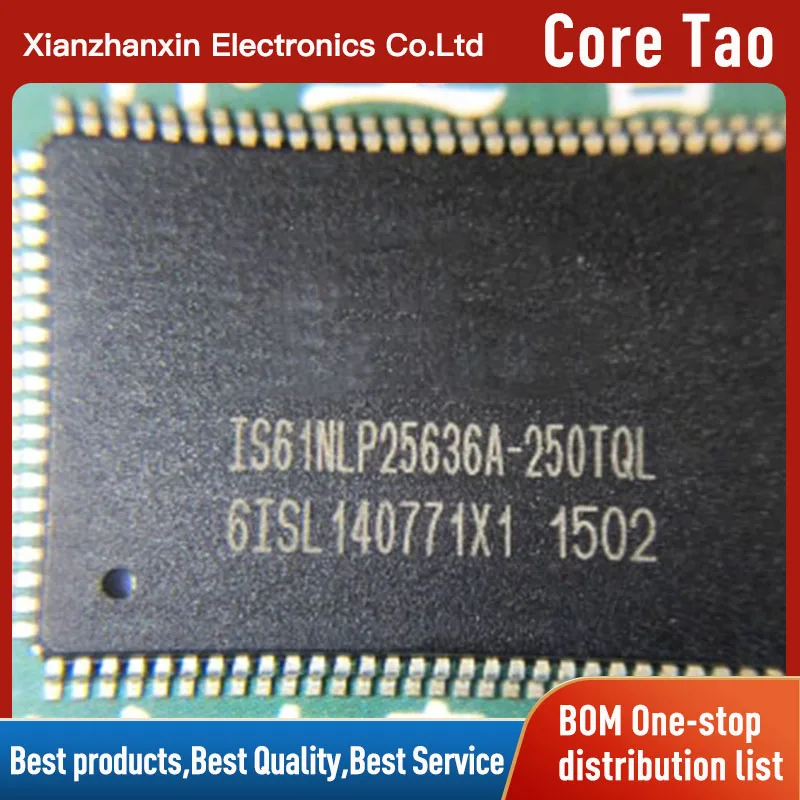 

1pcs/lot IS61NLP25636A-250TQL IS61NLP25636A TQFP100 Chip in stock