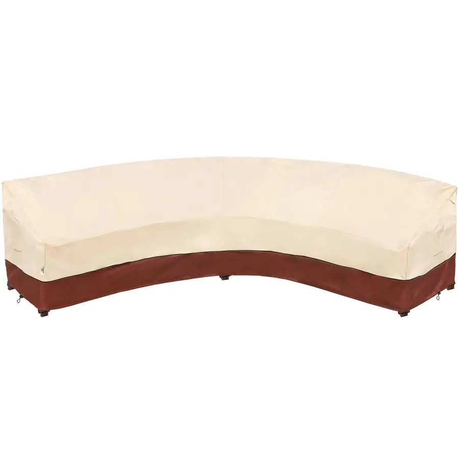 

Чехлы для садовой мебели, водонепроницаемые, усиленные, из ткани рипстоп, с защитой от УФ-излучения, 600D, сверхпрочные, для уличных диванов, 3 шт.