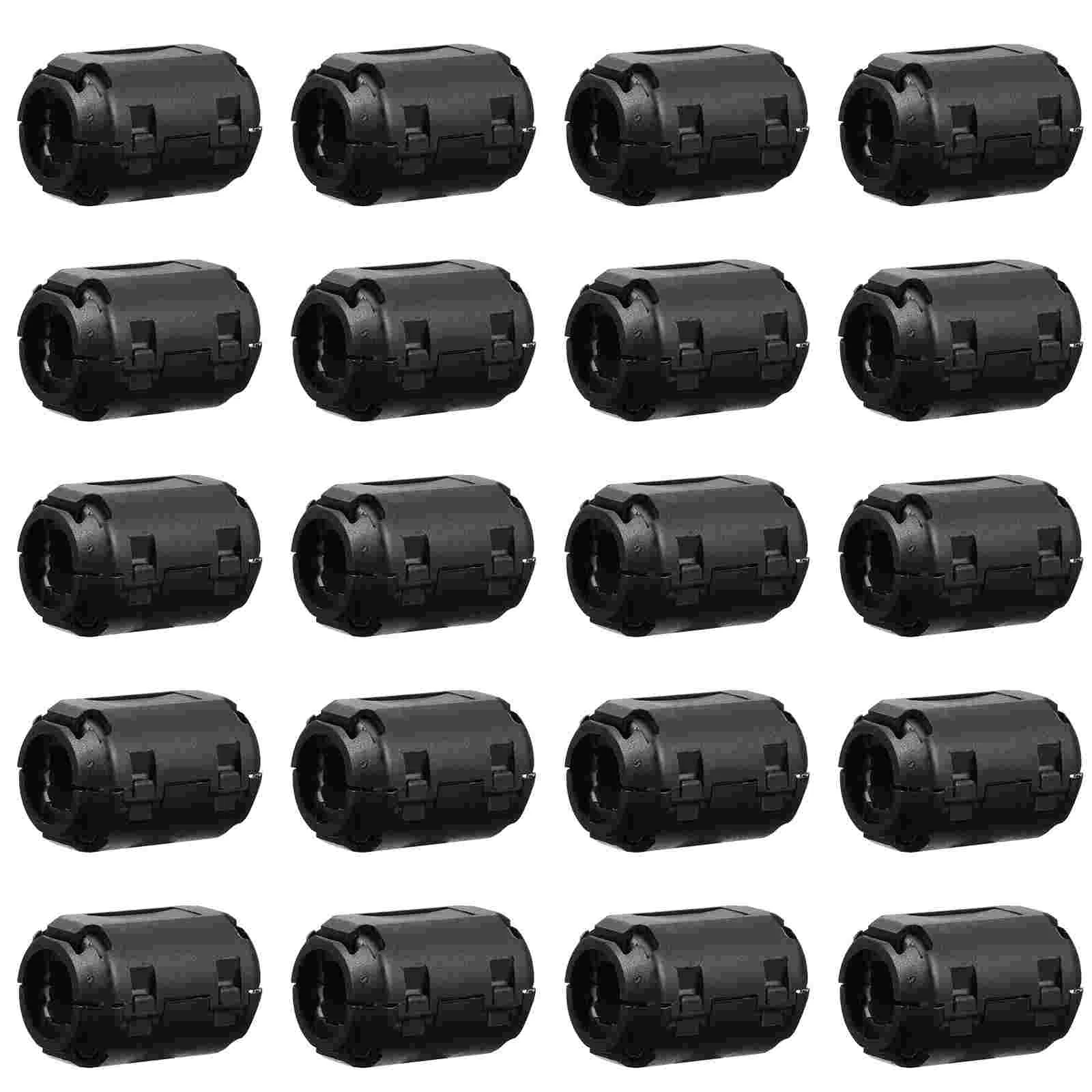 

20 Pcs High Frequency Filter Noise Removable Ferrite Filters Parts Abs Suppressor Cable