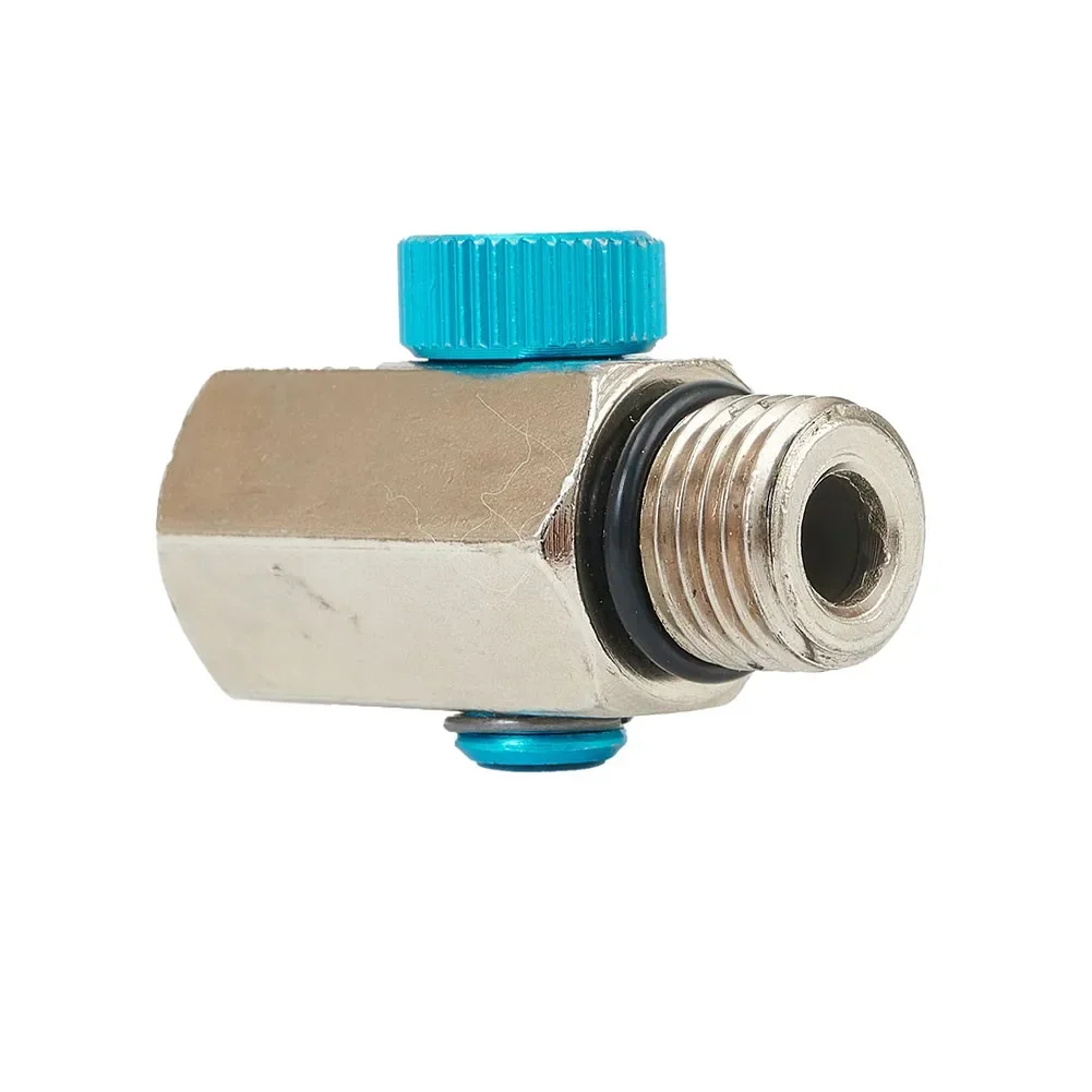 1/4 Air Valve Flow Regulato Pneumatic Tool Air Adjustment Switch Pneumatic Tool Speed Regulating Switch In-Line Air Regulator