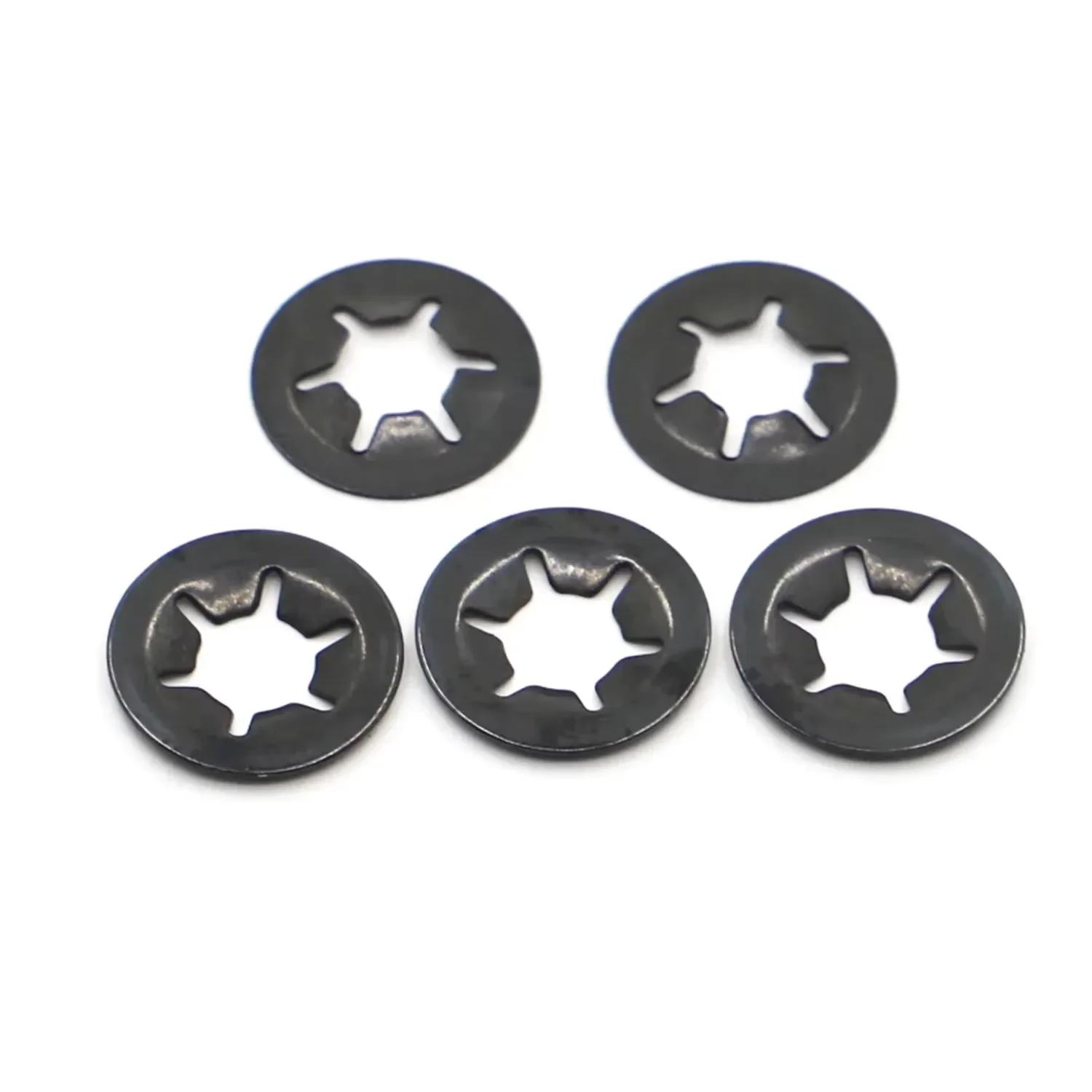 Black Star Lock Pflaumenlager Sicherungsringe Blumenscheibe Clip M2 M2,5 M3 M4 M5 M6 M8 M10 M12 – Detail 1