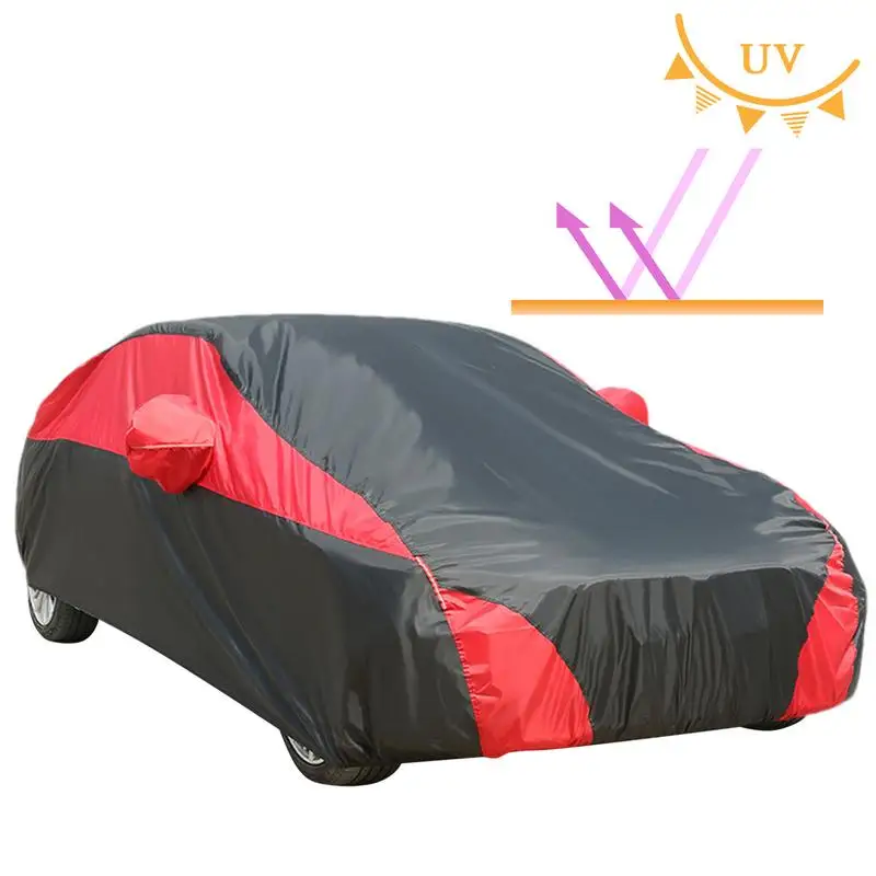 

Car Covers For Automobiles Full Sedan Car Cover UV Resistant All-Weather Car Body Covers Outdoor For Season Dustproof Snowproof