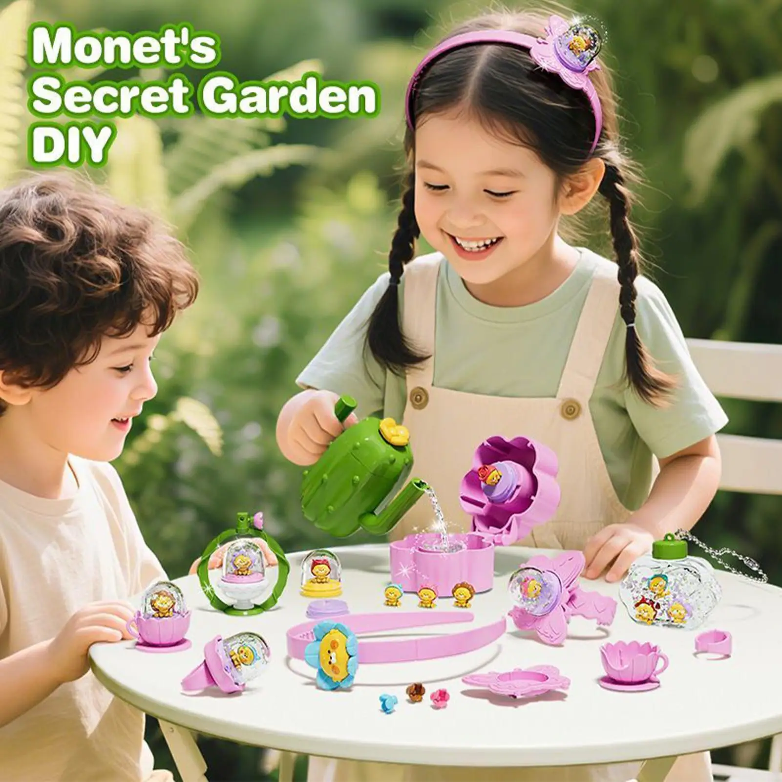 Kids Jewelry Making Kit Necklace Toy Set Handmade Ring Bracelet Hairband Necklace Crafting For Girl Kids Children Activity