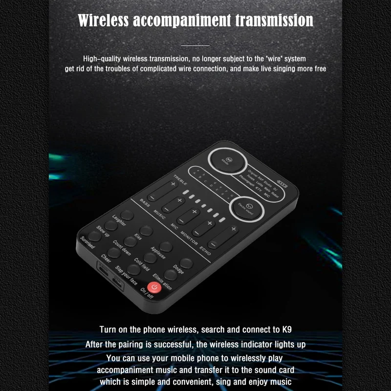 Mini Portable Voice Changer Multiple Audio Effect Live Sound Changing Card Speaker Device For Mobile Phone PC Tablet