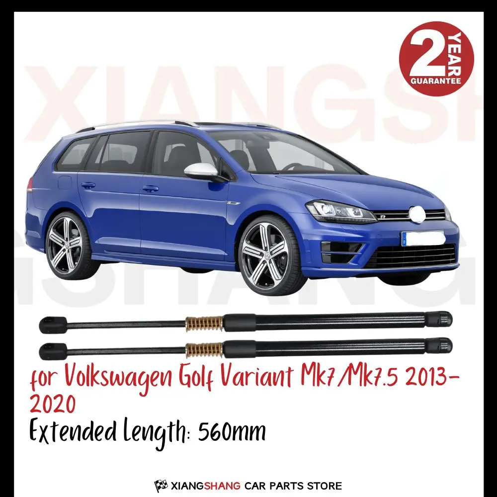 

2pcs Rear Tailgate Damper for Volkswagen Golf Variant Mk7/Mk7.5 2013-2020 WITH SPRING Trunk Boot Gas Charged Gas Struts