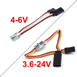 ユニバーサルサーボ信号リバーサー,sjr用rcサーボ,sera v-tail,4-6v,3.6v-24v