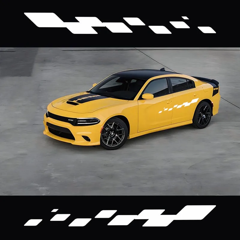 

Car Side Stripe Sticker DIY Auto Vinyl Film Decals Tuning Accessories For Nissan 350Z 370Z Z-Cars Fairlady Z33 Z34 Racing Sport