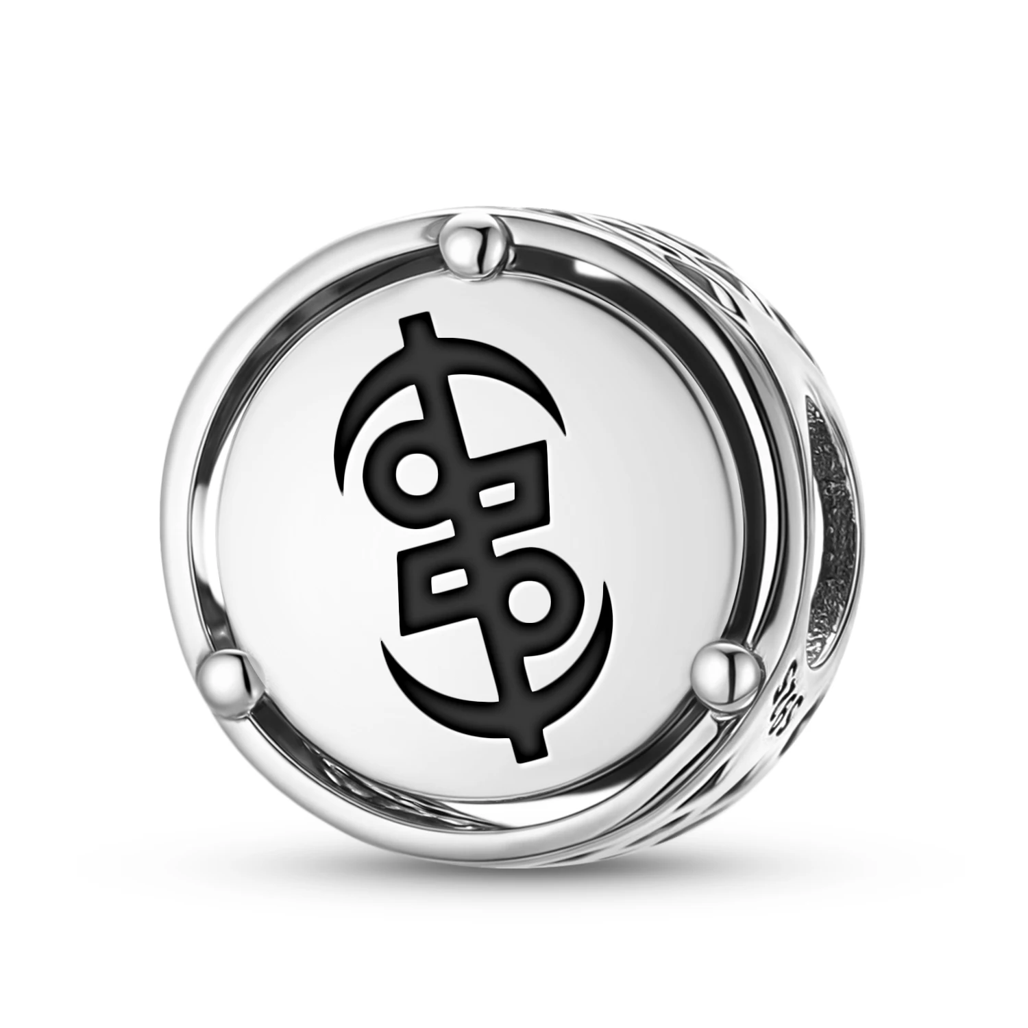 Adinkra Okuafo Pa 925 Sterling Silver Symbol Charm Fit Original Bracelet Diy Jewelry Accessories Family Bead