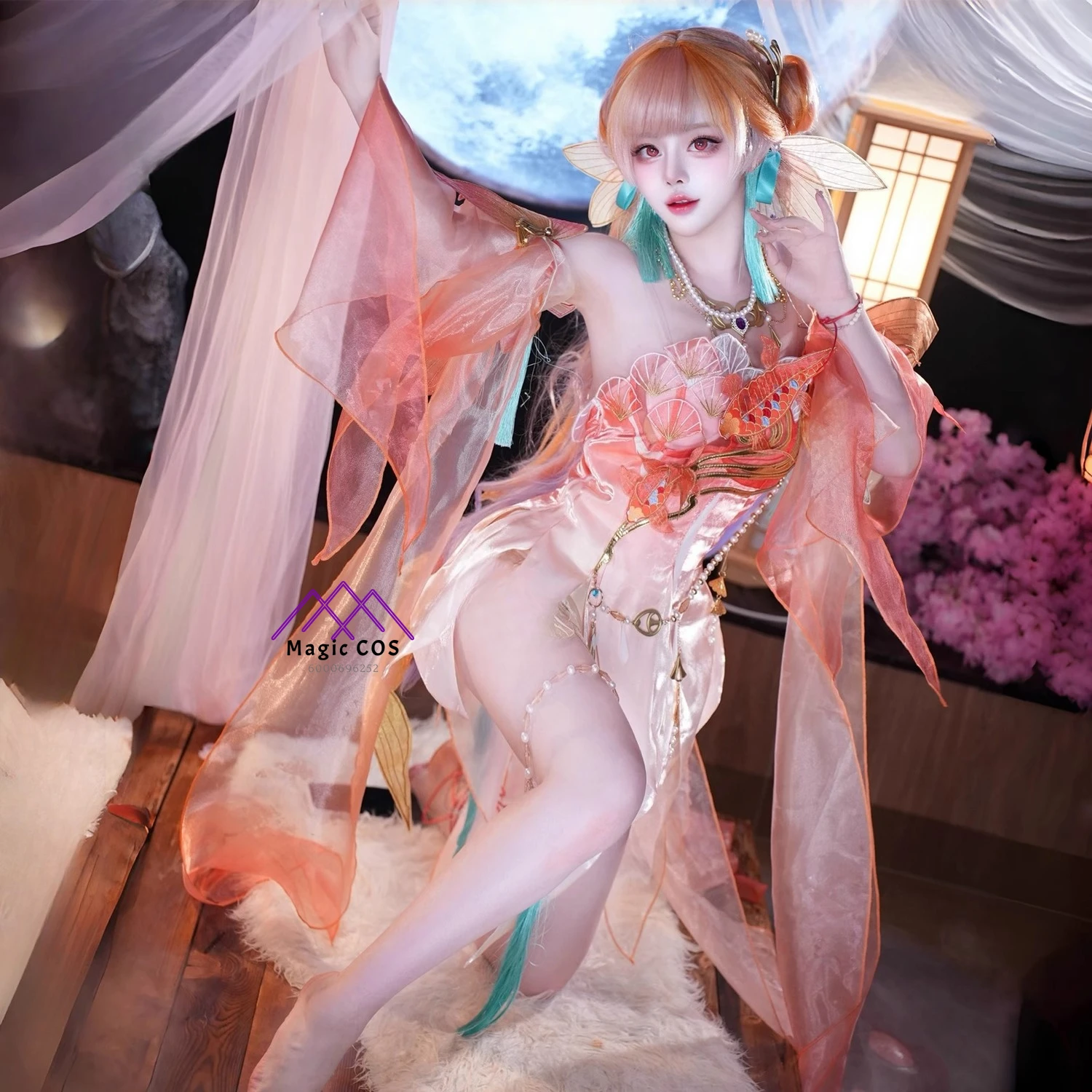Spiel Naraka: Bladepoint Cosplay Kostüm Anime HuTao Hochwertige Rollenspiele Mode Kleid Perücke für Frauen Comic Con Outfit Anzüge