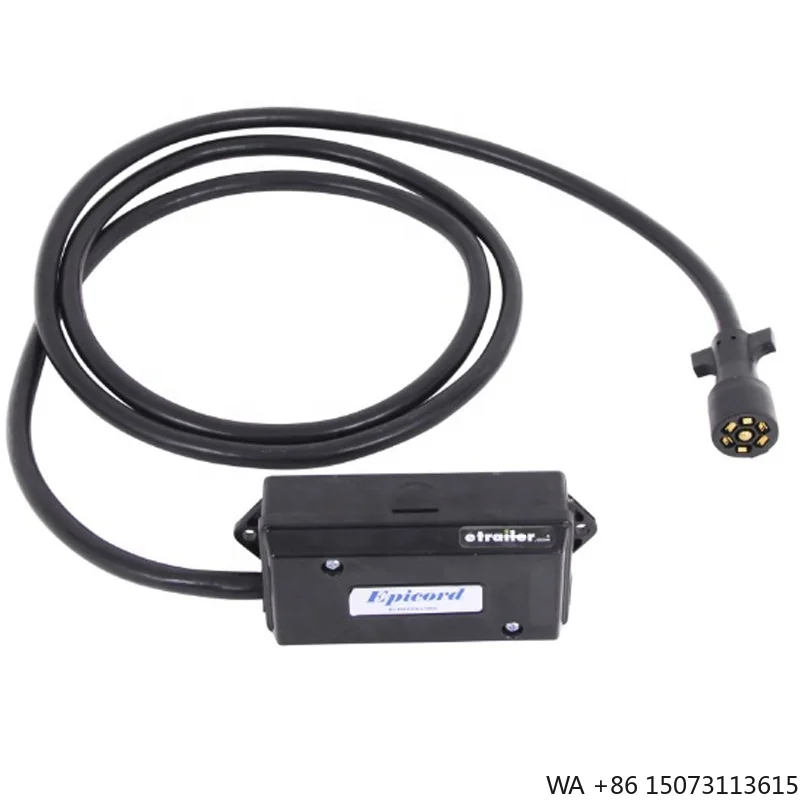 

Сверхмощная 7-контактная вилка прицепа с 6-футовой защищенной от атмосферных воздействий жгут проводов распределительной коробки для караванов и автомобилей