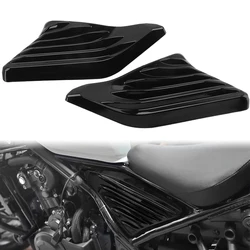 Marco lateral negro para motocicleta, Panel ABS, carenado de motor, cubierta protectora para Honda Rebel CMX 300, 500, CMX300, CMX500, 2017-2023