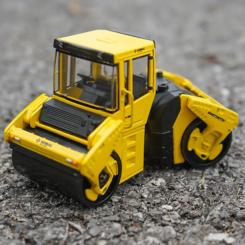 1:50 Scale BOMAG BW203AD Road Roller Alloy Construction Machinery Engineering Car Model Collection Gift Toys