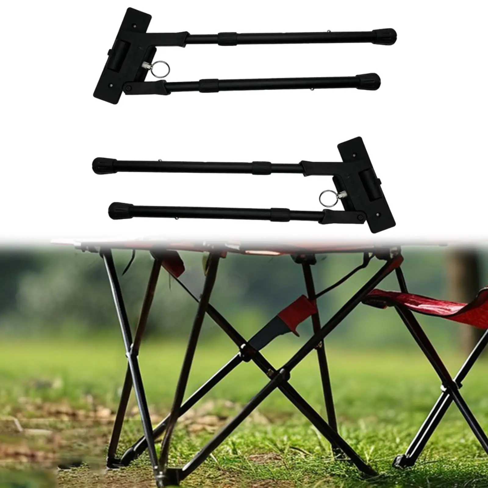 Folding Table Legs Foldable Desk Legs Industrial Heavy Duty Aluminum Alloy DIY