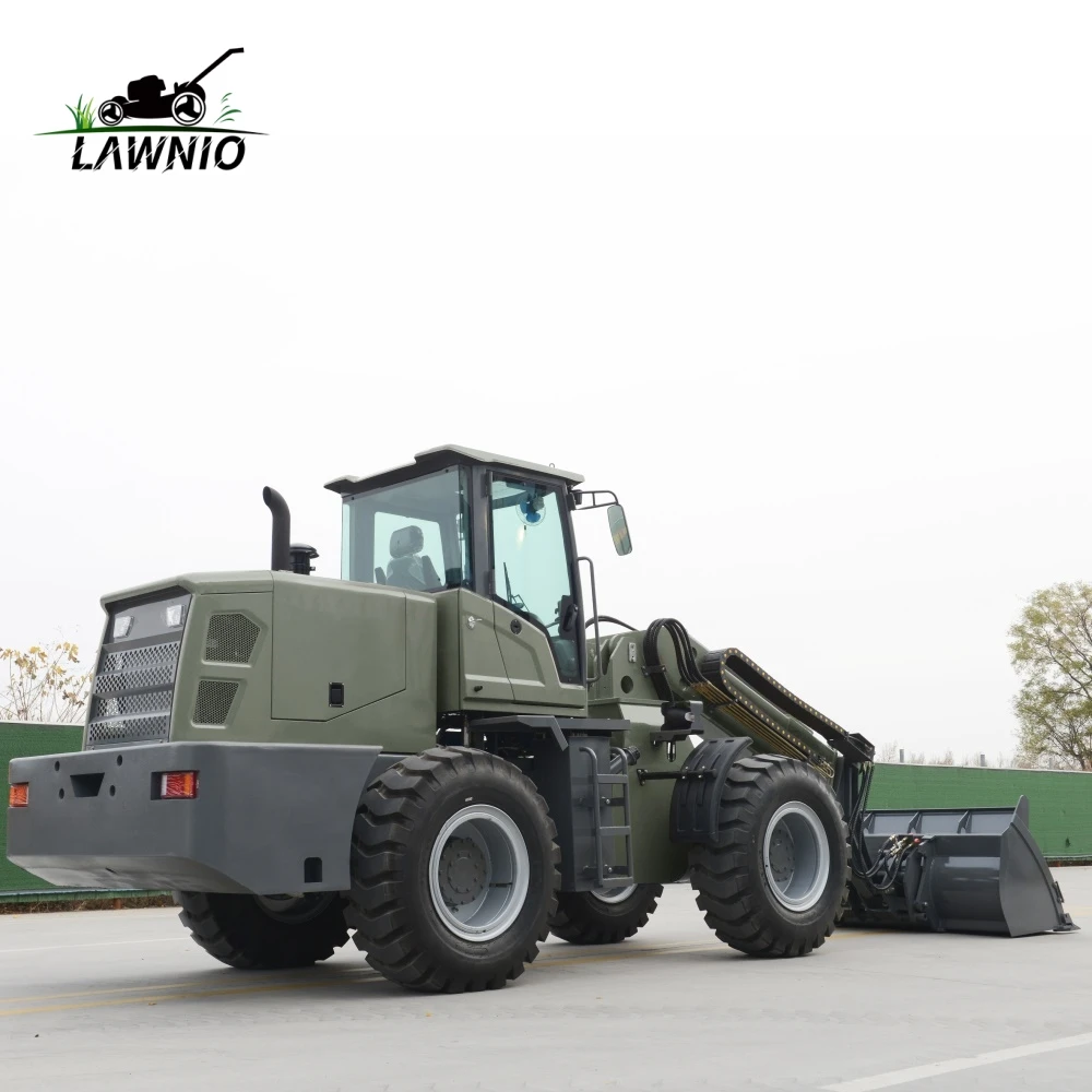 Logo Customization Telescopic Arm Loader  420mm Ground Clearance and High Maneuverability for Municipal Work  Loader