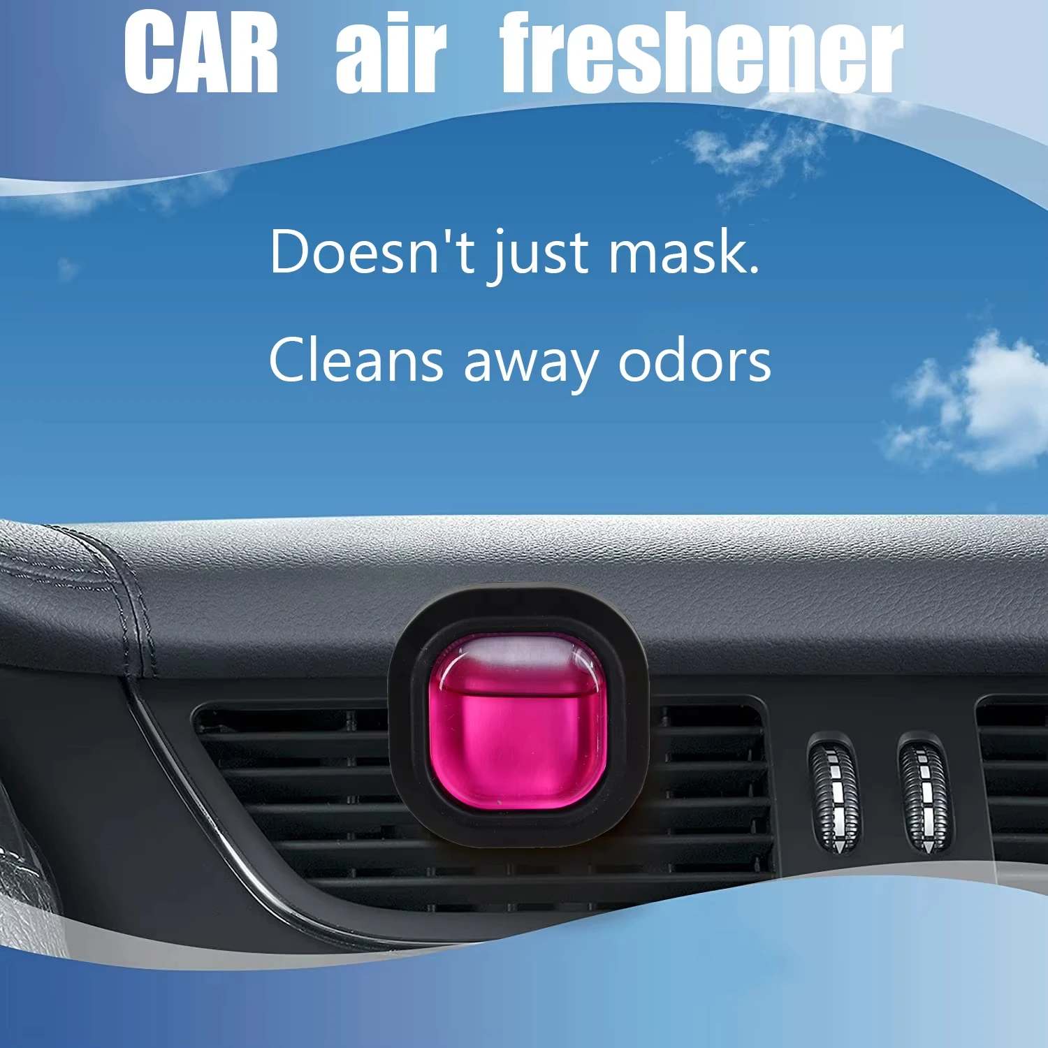 Long-Lasting Car Air Freshener Vent Clip Essential Oil Scented Odor Eliminator 0.14oz Alcohol-Free Fragrance for Fresh Car Smell image 3