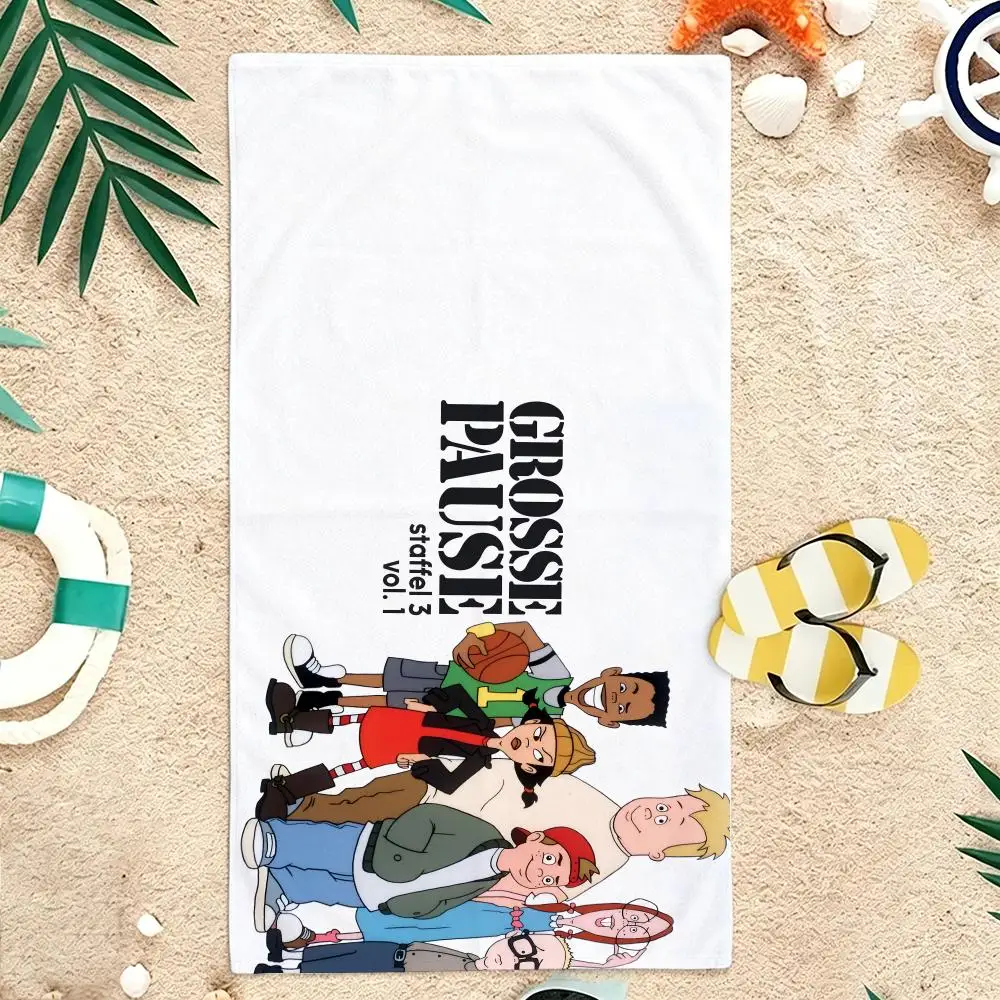 Anime R-Recess-S Towel Microfiber soft Beach Towel for Travel Fitness Sauna Bathing Camping
