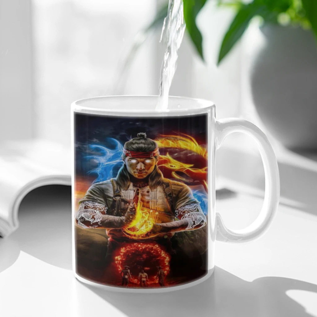 Mortal Kombat Character Ceramic Cup Coffee Oatmeal Breakfast Cup Creative Personality Mug