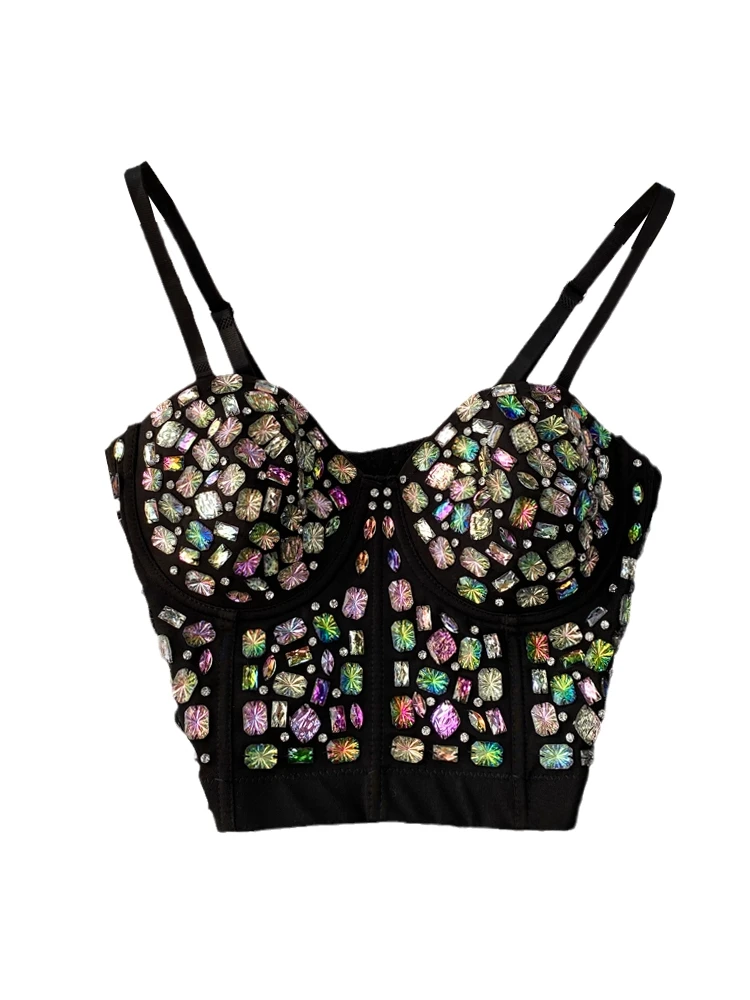 Gilet de Performance Sexy pour travail lourd, couleur diamant, vêtements d'extérieur pour femmes, coupe cintrée, Fibone Brtte, gilet à bretelles d'été