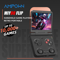 AMPOWN Miyoo Flip Fold Collapsible Handheld Game Players Consoles 3.5'' IPS Portable Video Game Linux System Retro Game Console