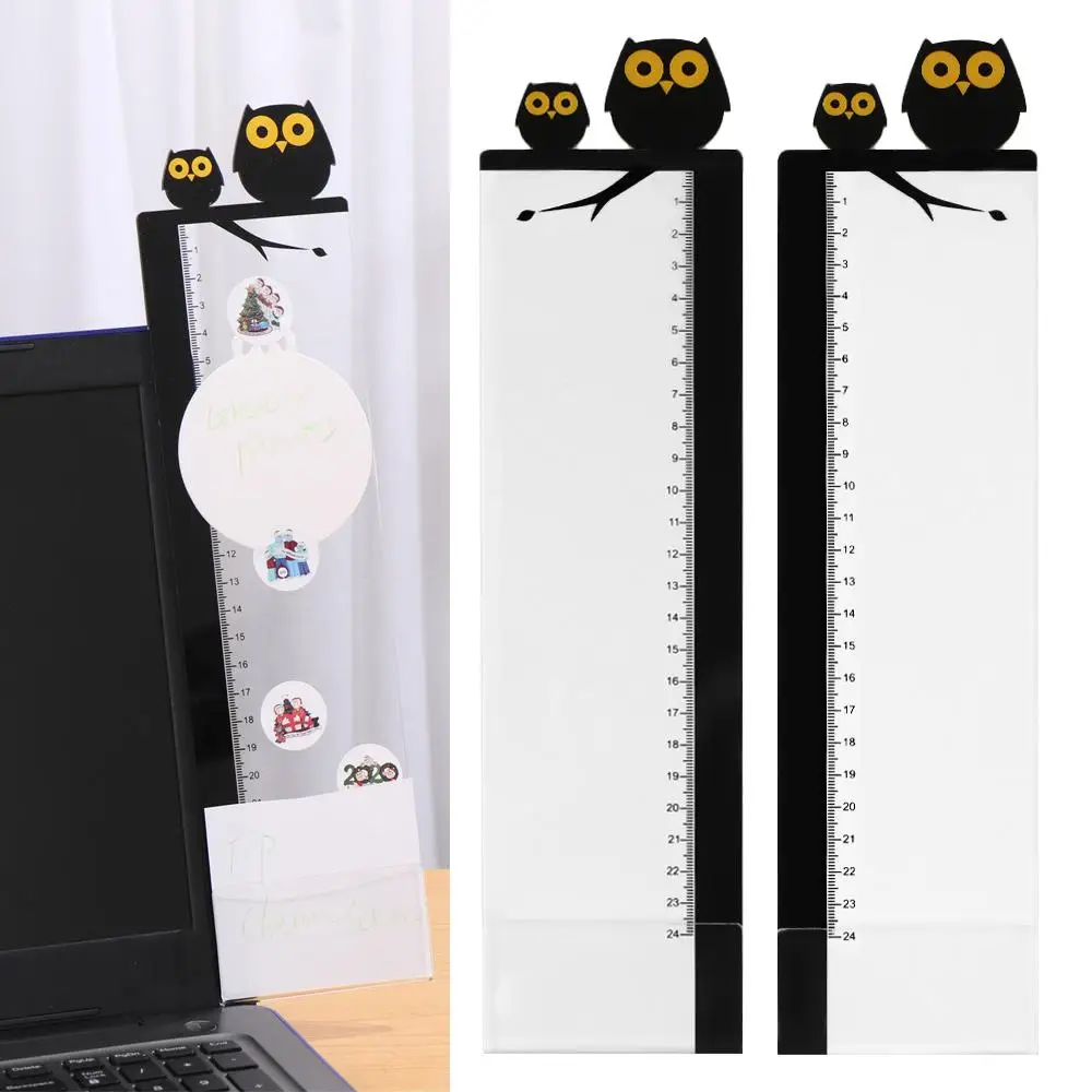 Writing Record Computer Side Panel PC Screen Desktop Plastic Holder Label sticker Message Memo Board Remind Memo Pad