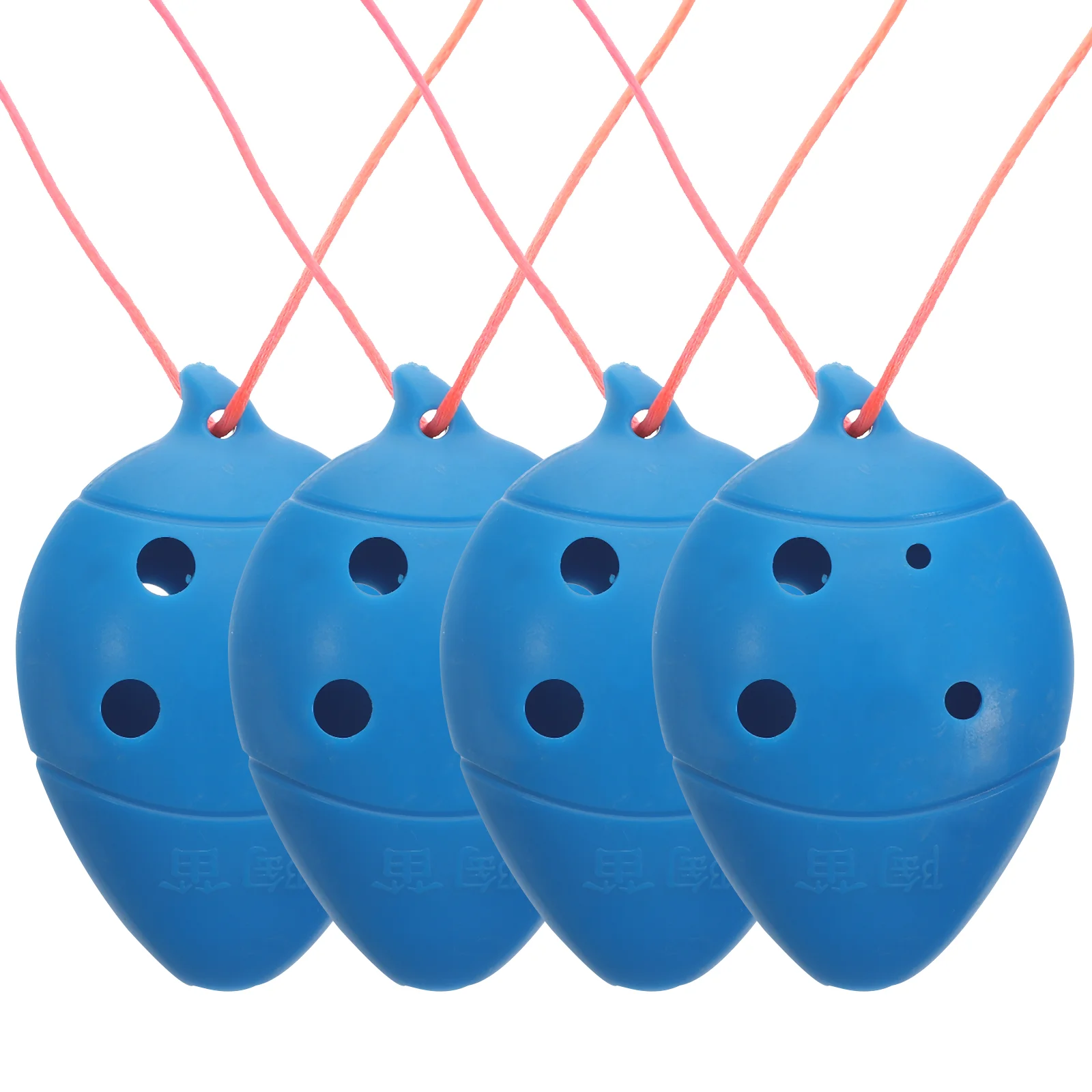 Mini Ocarina para niños, instrumento Musical de cerámica portátil de plástico Abs, opción de regalo para principiantes de 6 agujeros, 4 Uds.