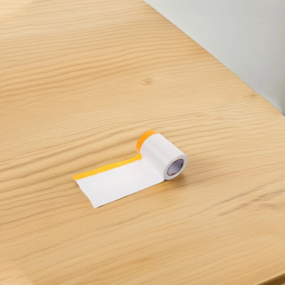 

4 рулона маскировочной бумаги, автомобильная защитная пленка для спрея, прочная защитная пленка для автомобильной краски для ремонта стен мебели