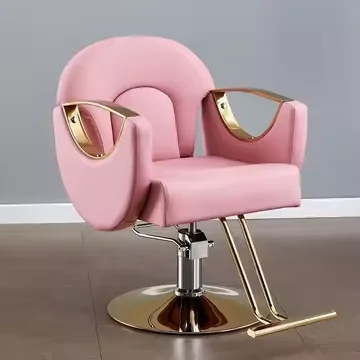 

Fashion Baasha Barber Chair Reclining Salon Chair For Hair Stylist All-Purpose Hair Chair With Hydraulic Pump Profession Hair