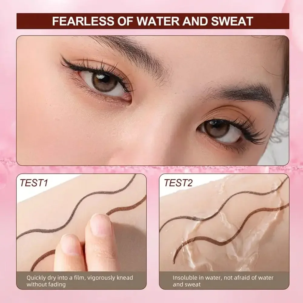 قلم تحديد عيون جل مقاوم للماء ومقاوم للتلطخ، قلم تحديد عيون طويل الأمد وعالي الصباغ، قلم تحديد العيون بالتفصيل