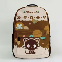 Chococat S8851 Fashion Anime Customized Backpack Rucksacks Casual Cartoon Bag Travel Student Knapsack Unisex Gift