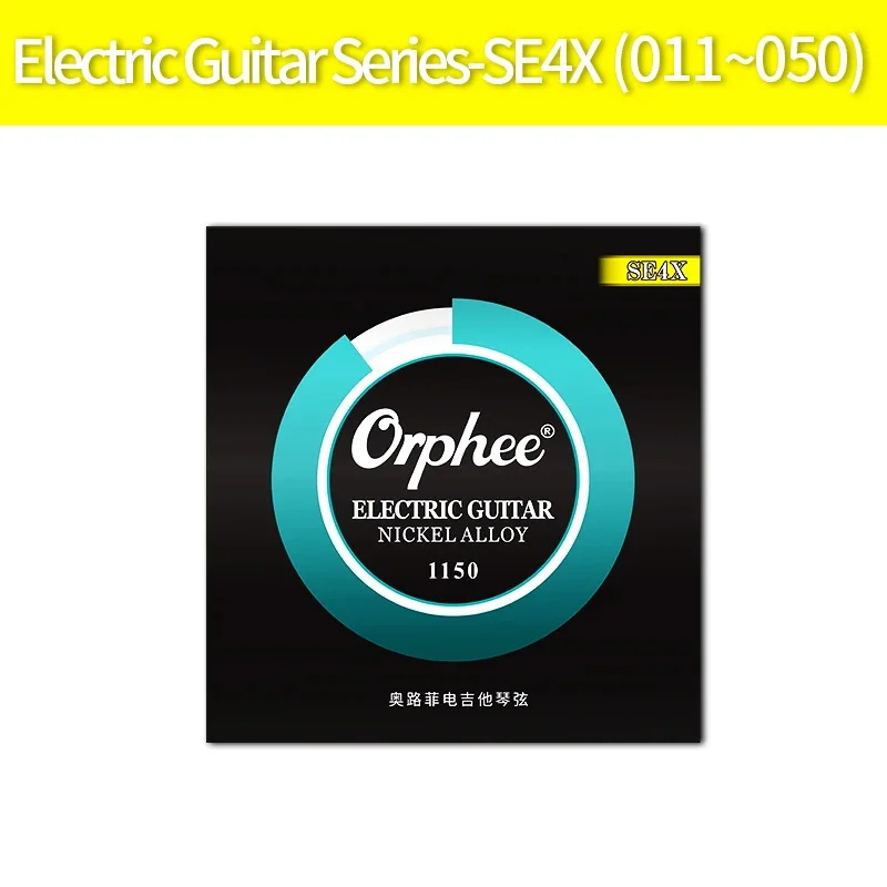 Orphee Elektrische Gitaar Snaren Se Serie Hoge Koolstofstaal Hexagonale Kern Nikkel Legering Wrap Snaren Gitaaronderdelen & Accessoires