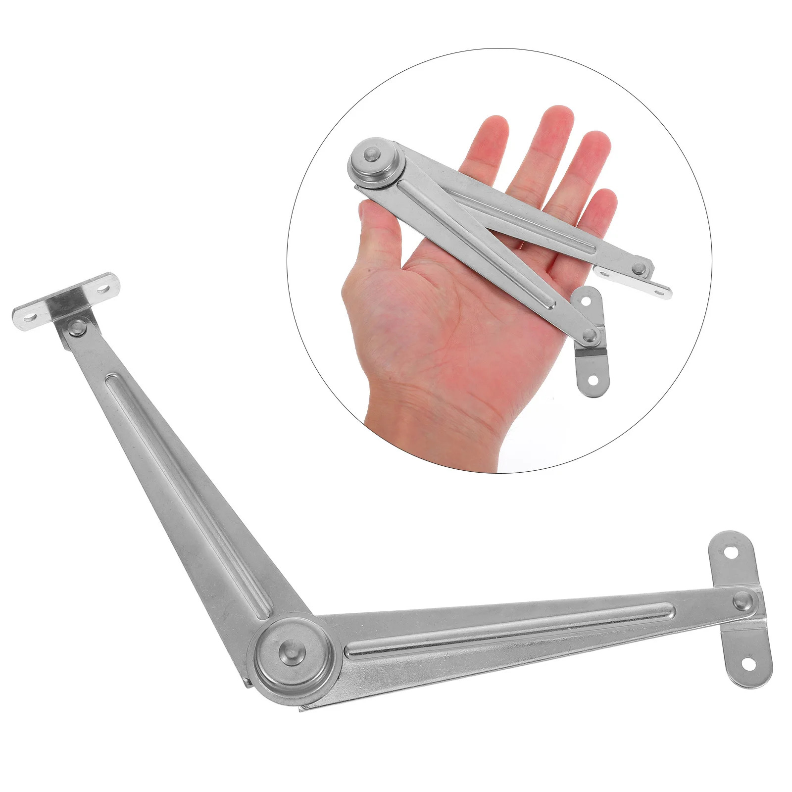 

Door Stopper Limiter Heavy Duty Metal Support Rod Adjustable Stable Cabinet Door Hinge Hardware for Industrial Commercial