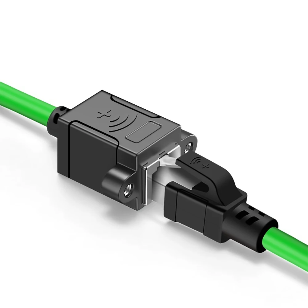 

RJ45 Shielded Cat6A Male to Female 1M Network Extension Cable