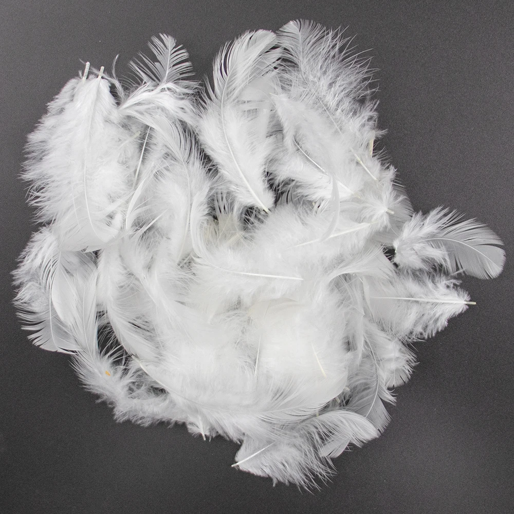 300PCS White Pheasant Feathers 3-5-inch small Feathers for Crafts Wedding Family Party Decorations Dream Catcher Supplies