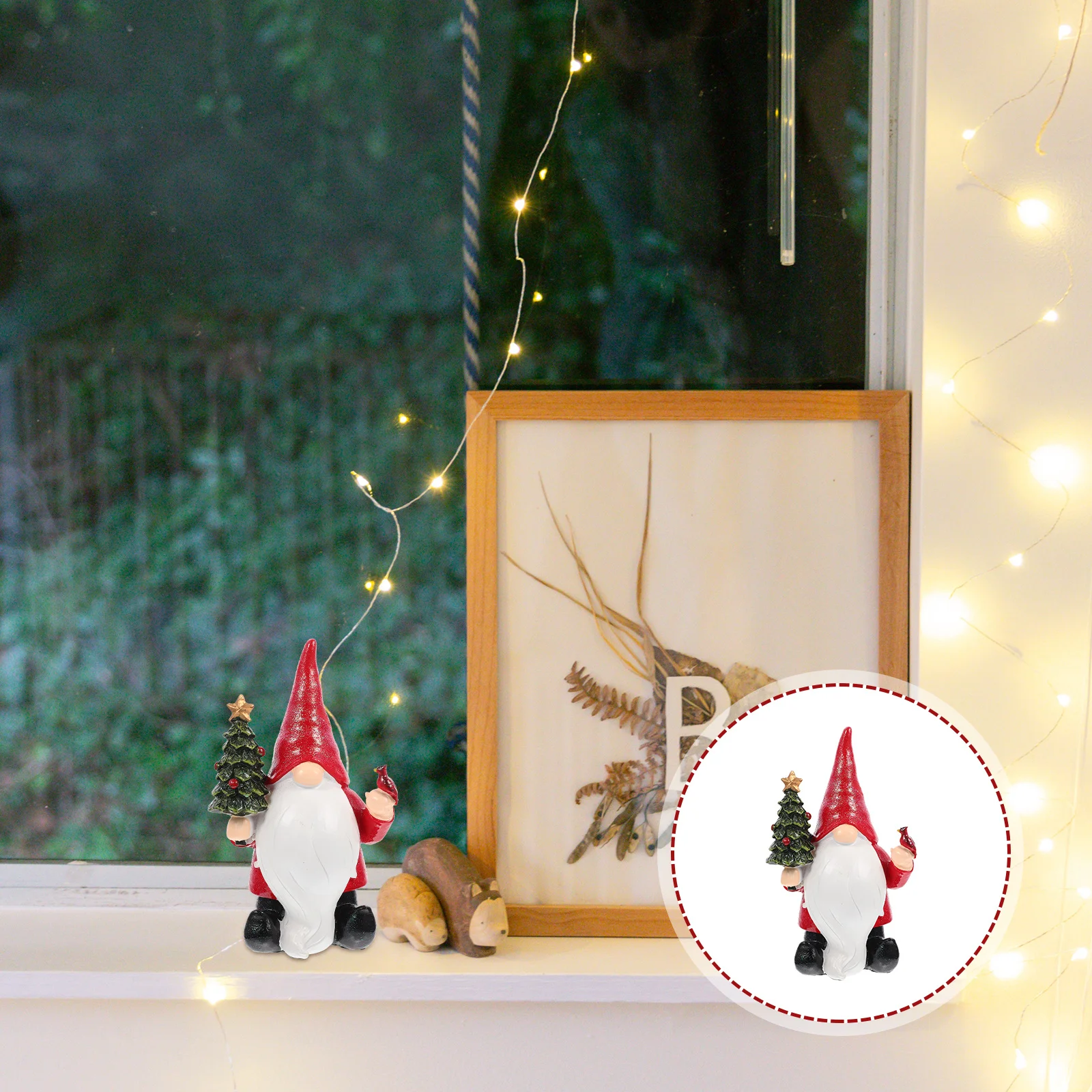 

Resin Craft Scene Adornment Exquisite Gnome Decor for Christmas Garden Yard Outdoor Decoration Resin Gnome Statues