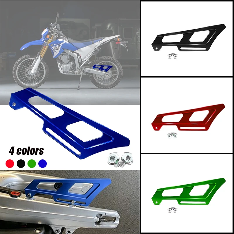 

Motorcycle Accessories WR 250R WR 250X WR LOGO CNC Chain Guard Cover Heel Guard For Yamaha WR250R WR250X 2007-2017