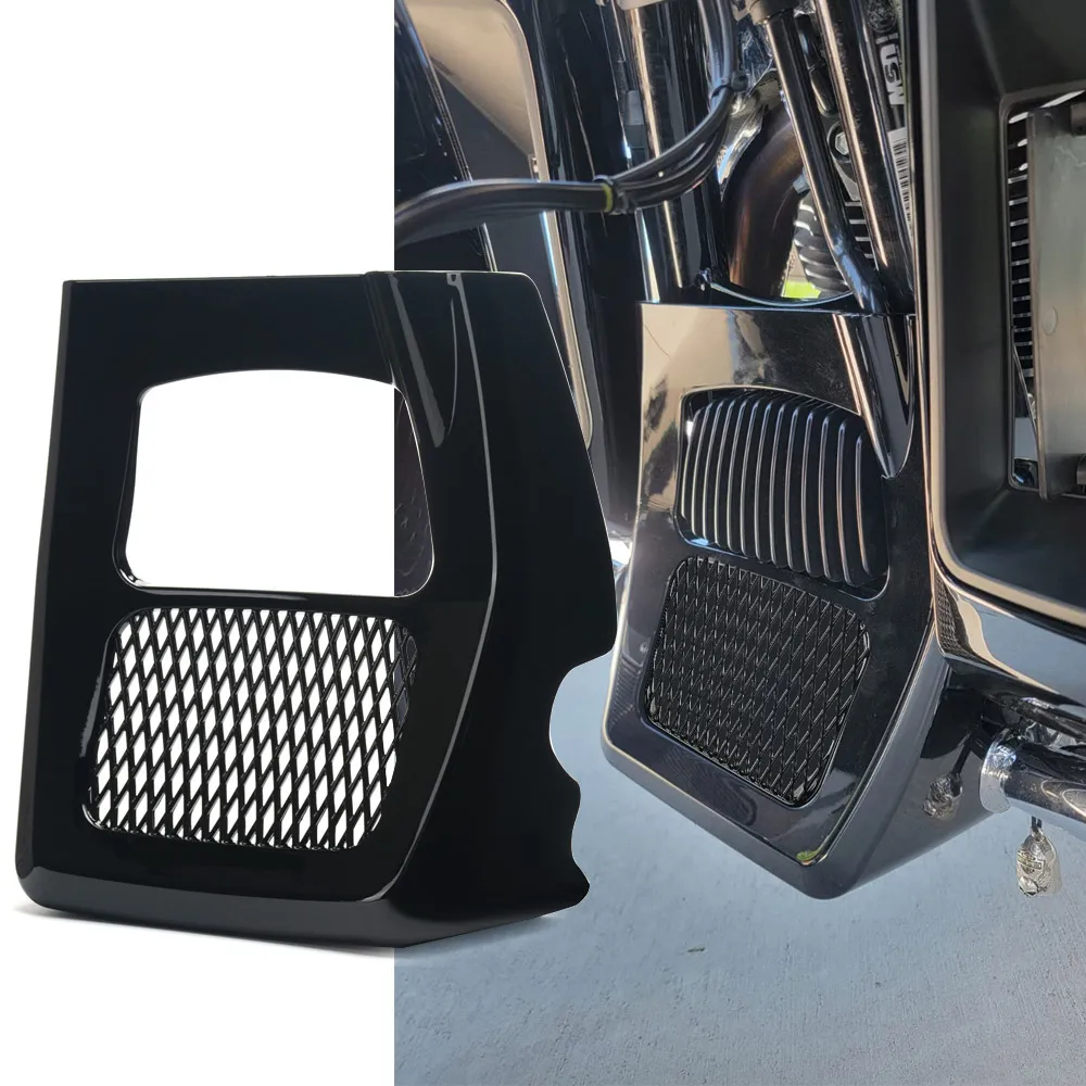 

Motorcycle Accessories Fairing Front Spoilers Radiator Chin Cover Fit For Harley Touring Road King Electra Street Glide2017-2024
