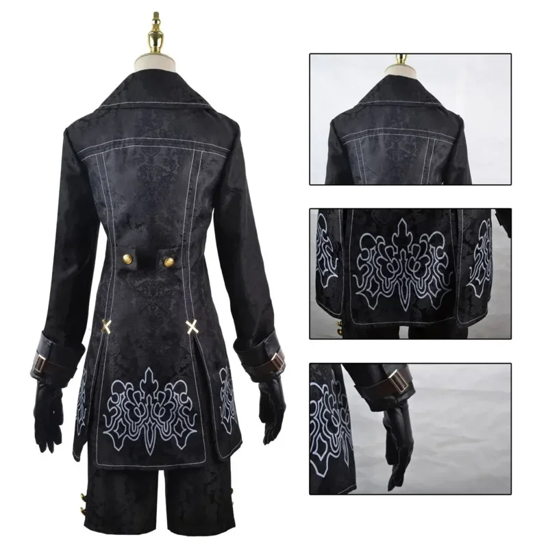 Kidney Automata Cosplay Costume Yorha 9S No.9 Type S Outfit Games Suit Men Role Play Costumes Halloween Party Fancy