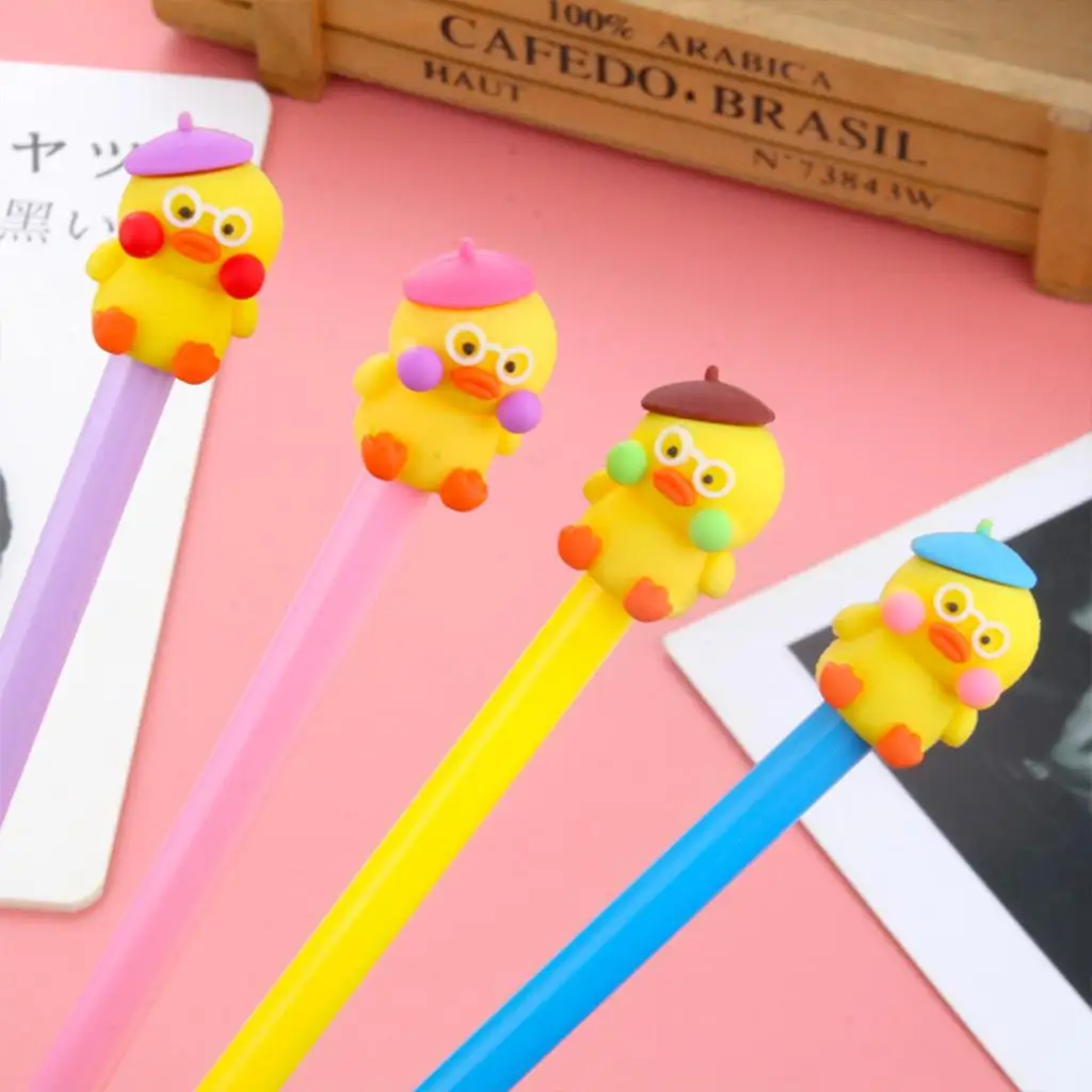 4X2 Stuks Balpennen Vorm Eend Chick Dolphin Medium Gemiddelden Perfect Voor