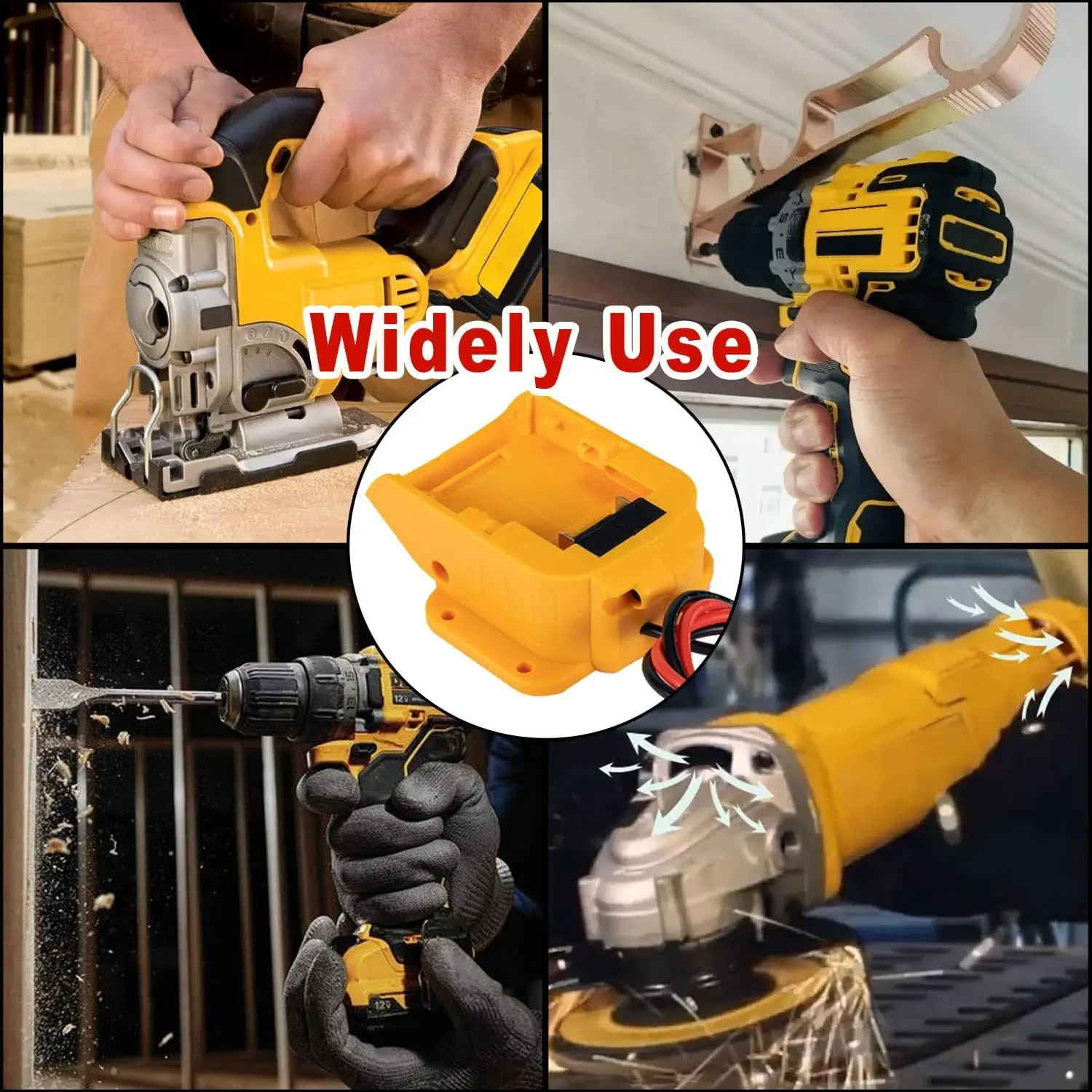 Imagem -06 - Power Wheels Adaptador de Bateria para Dewalt Conector de Alimentação Faça Você Mesmo Passeio no Caminhão rc Brinquedos Robô 18v20v