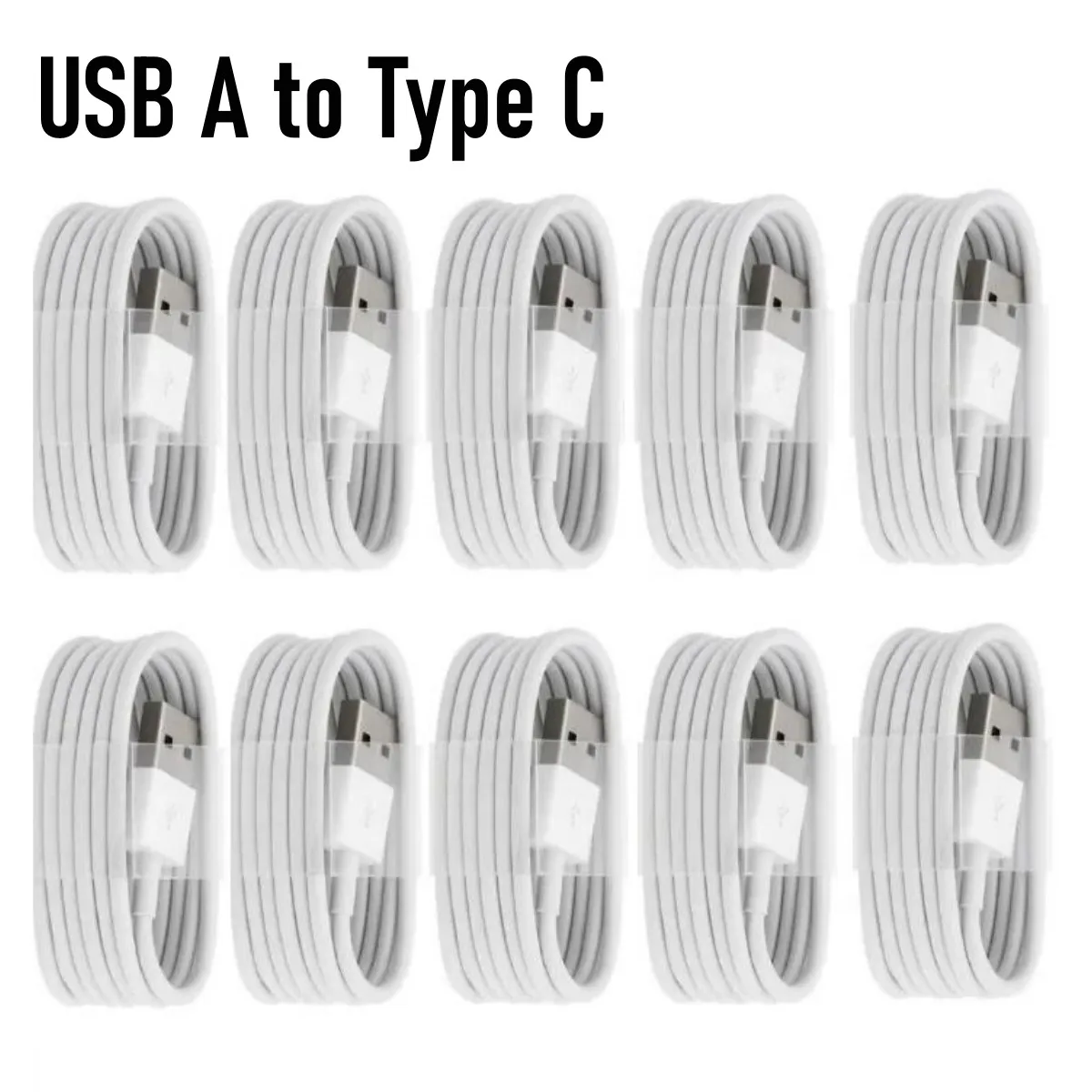 10/20Pcs 1M 3ft Type C USB C Charger Cable Cord Line For Samsung Galaxy S10 S20 S22 S23 Xiaomi Huawei Andriod phone