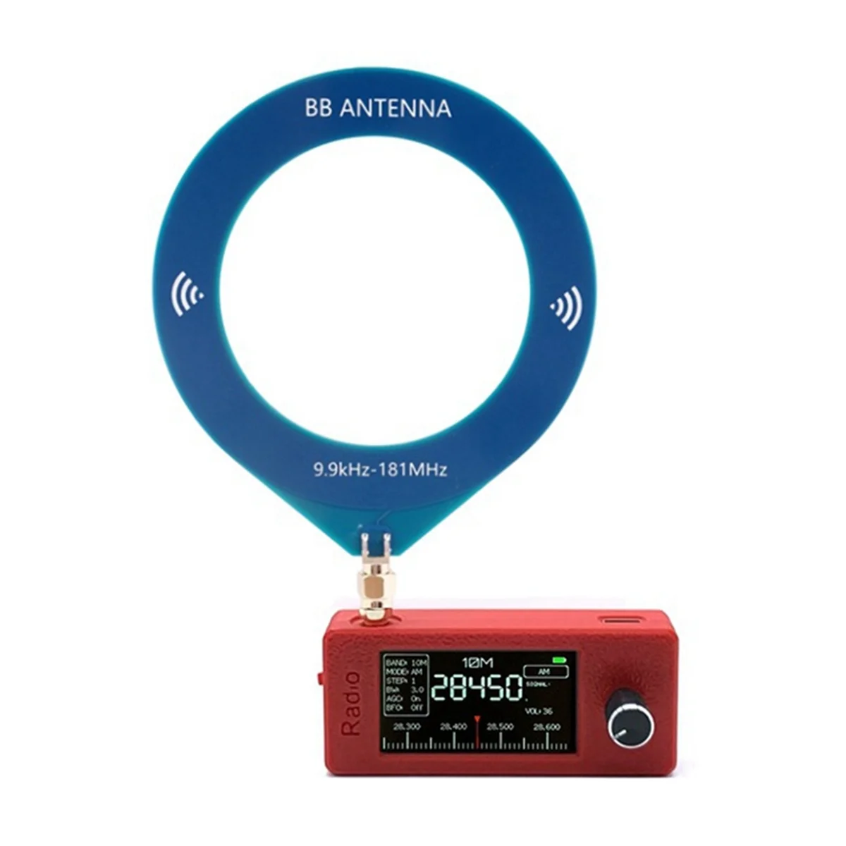 

НОВОЕ портативное радио SI4732 0,5-108 МГц LSB USB AM FM 1,9-дюймовый IPS-экран Вседиапазонный радиоприемник Карманное мини-радио