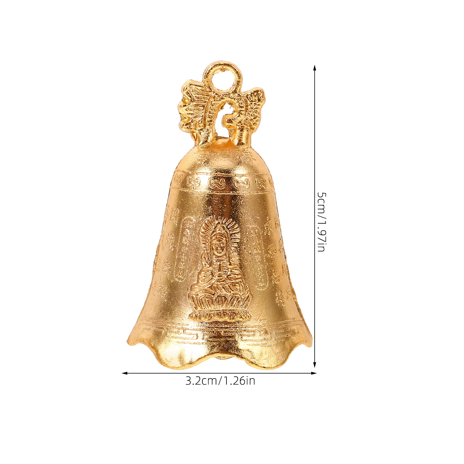 خمر جرس الرجعية الصينية البسيطة البرونزية النحت فنغ شوي الرياح الرنين لحديقة المنزل مكتب حفل زفاف ديكور معلق الحرفية #5