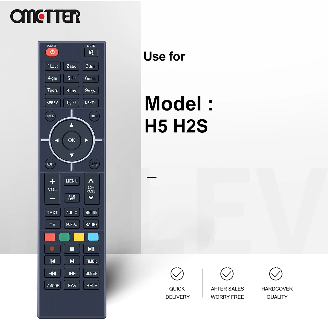 สำหรับ Zgemma รีโมทคอนโทรล Star HS H2S H2H H4 H5 H7 H7C H9 H52TC โดยตรงใช้ Controller