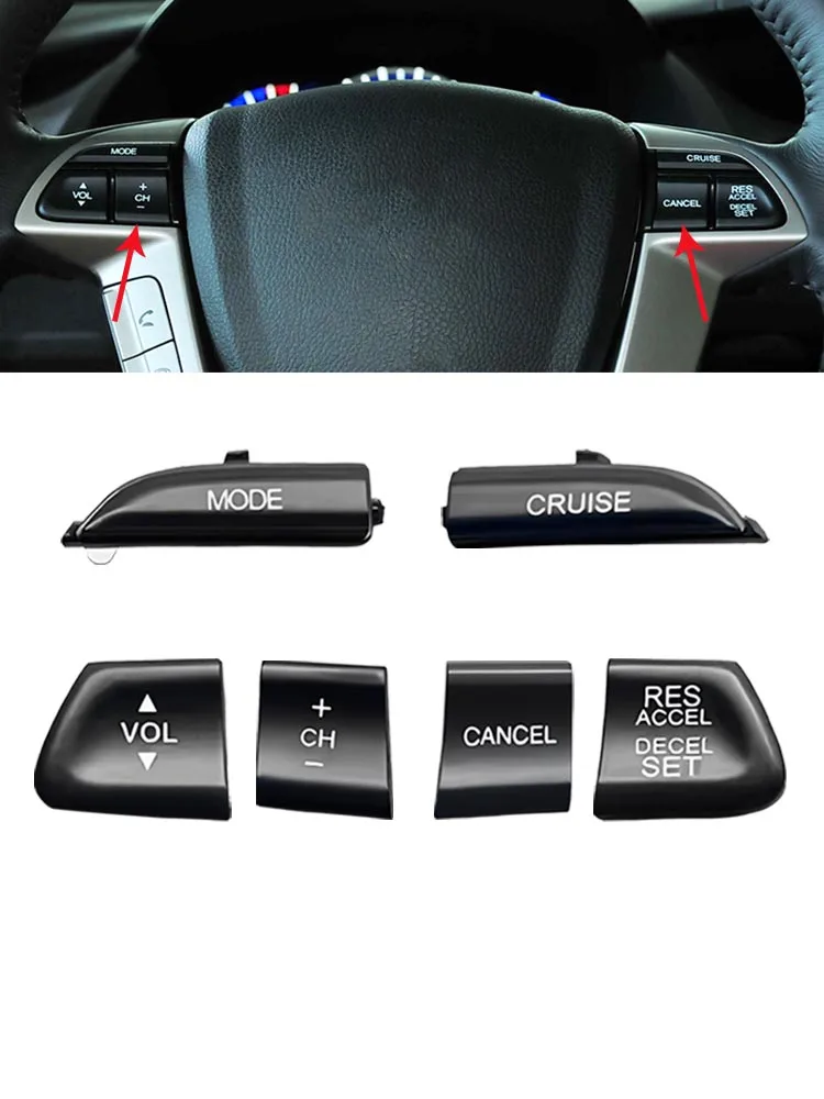 

For Honda 8Th Accord Odyssey Crosstour Steering Wheel Volume Buttons Cruise Control Switch
