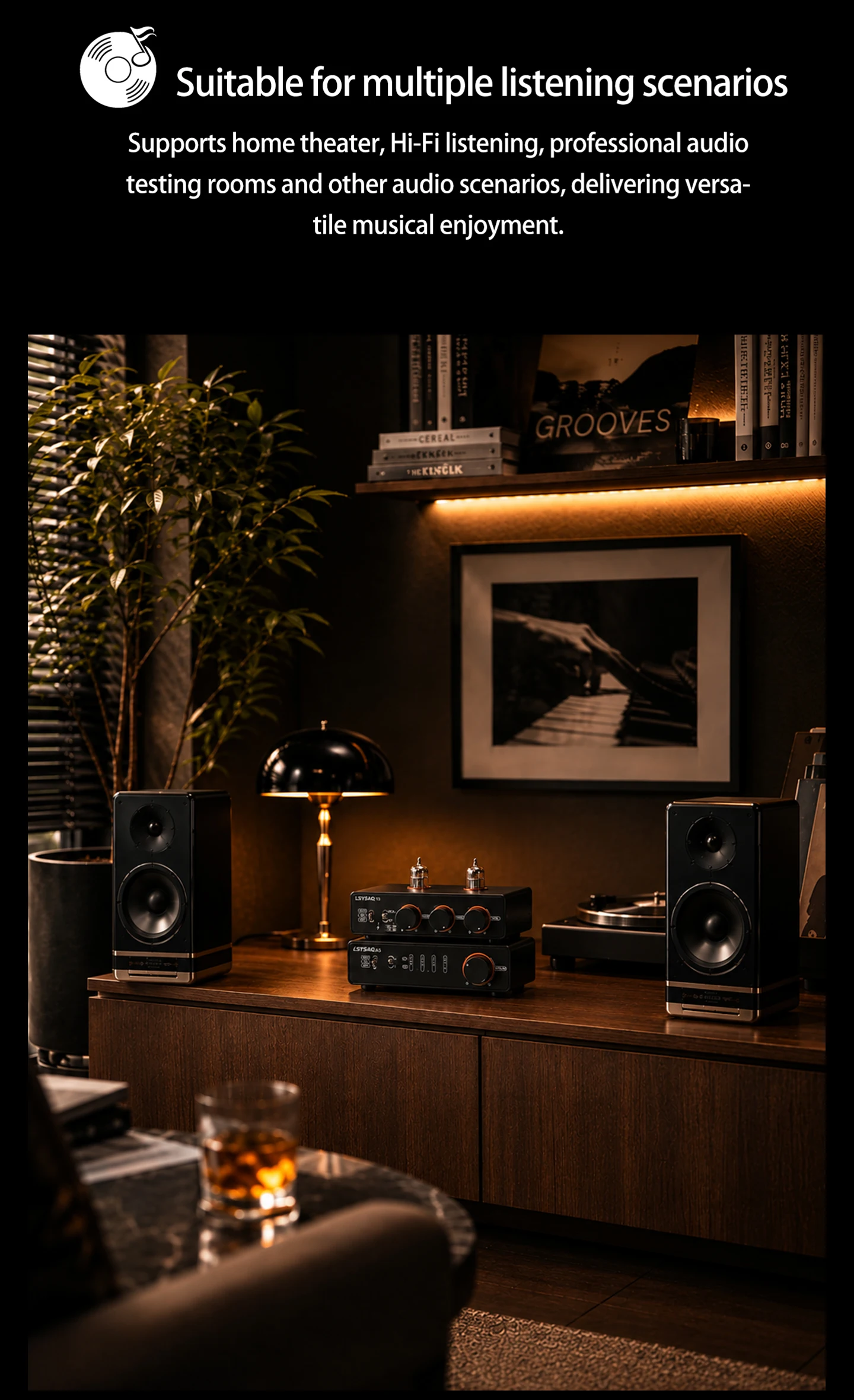 LSYSAQ T3 Vakuumröhren-Vorverstärker Bluetooth 5.4 6J1 Röhren-HiFi-Stereo mit Klangregelung LDAC APTX‑HD Audioeingang für Heimverstärker – Detail 21