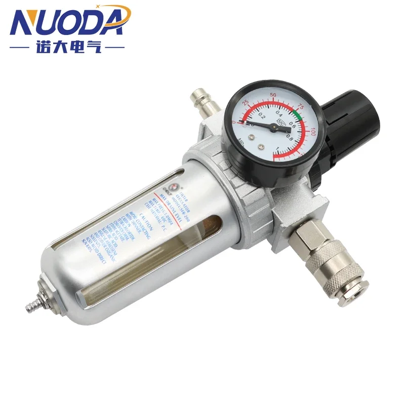 SFR-200 1/4 SFR-300 3/8 SFR-400 1/2 Air Compressor Moisture Water Oil Lubricator Trap Copper Filter Regulator Air Regulator