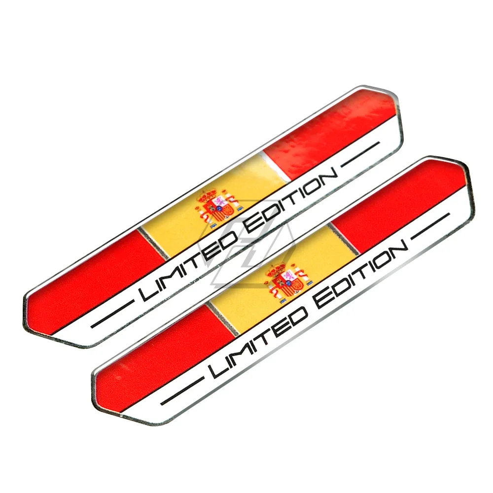 รัสเซียสเปนฝรั่งเศสบราซิลธง Limited Edition Decal สติกเกอร์รถจักรยานยนต์ Pad Universal สําหรับ Motocross รถจัดแต่งทรงผมสําหรับ MOTO