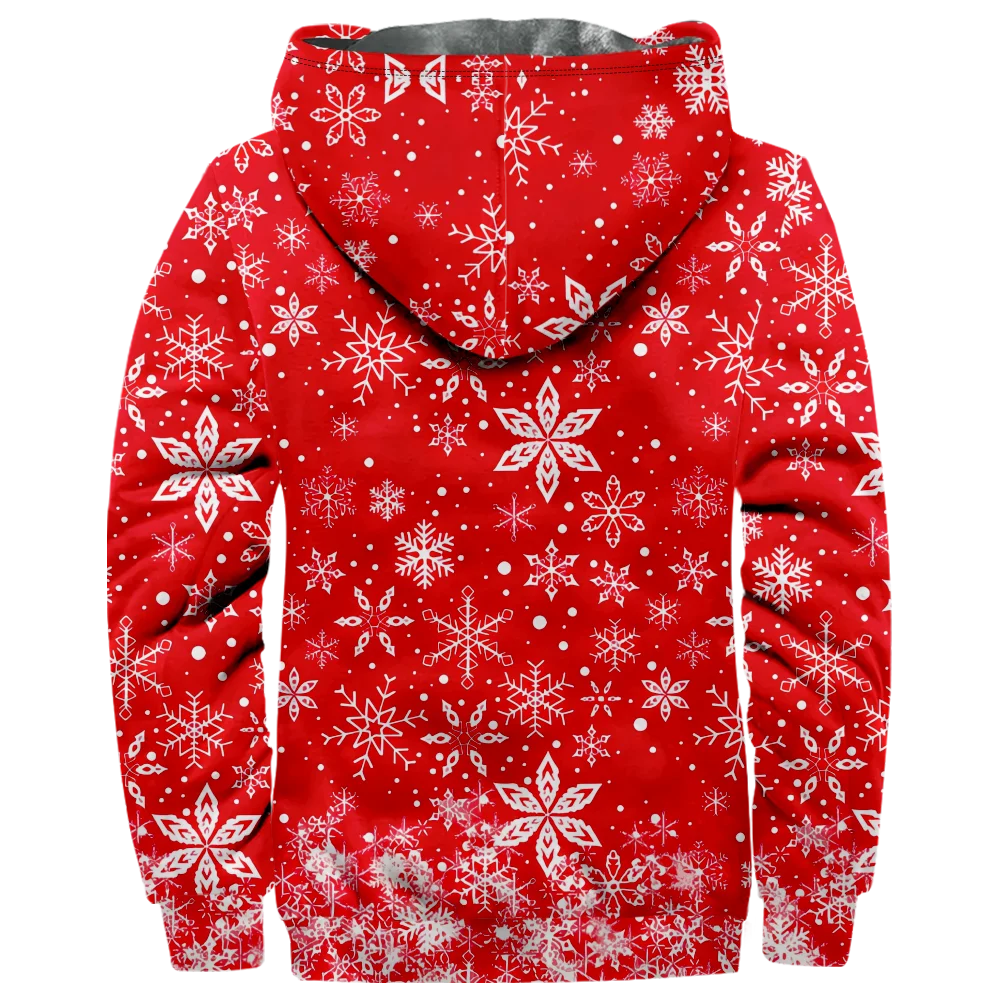 Men's Winter Jackets Coats,snowflake geometric Pattern Cotton Clothes Overcoat Warm Chic Beach